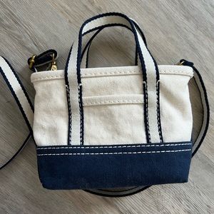 BRAND NEW J.Crew Canvas Mini Tote